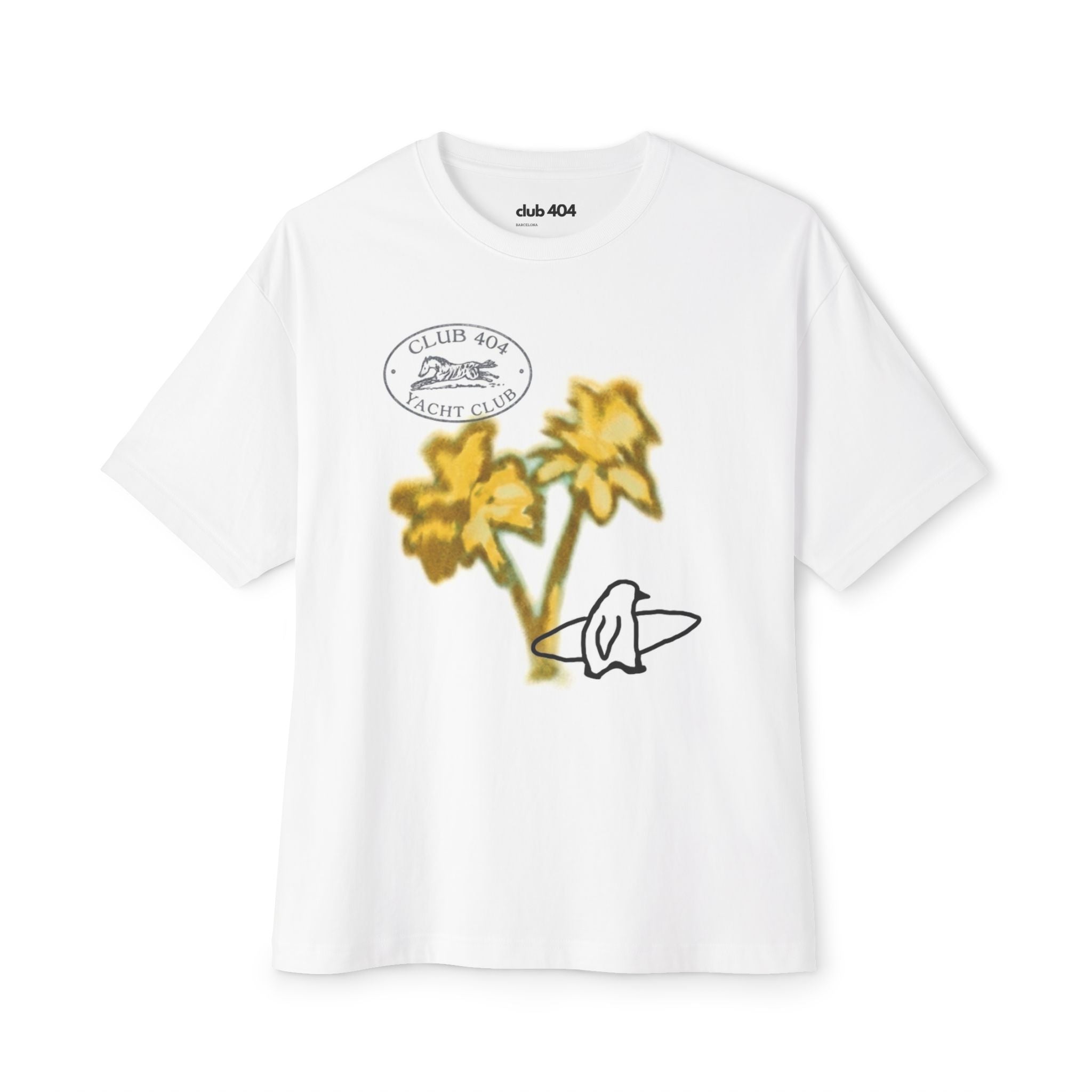 Palm Tee White